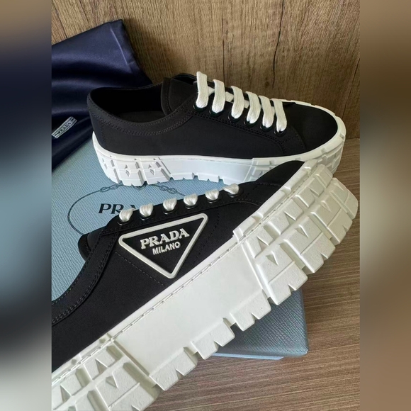 Prada Nylon Platform Sneakers - Picture 5 of 9